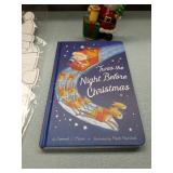 Christmas Book Set with Santa Letter Paper and Figurine