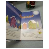 Christmas Book Set with Santa Letter Paper and Figurine