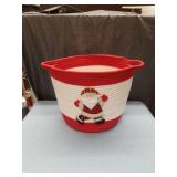 Santa Claus Cotton Rope Storage Basket
