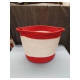 Santa Claus Cotton Rope Storage Basket