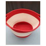 Santa Claus Cotton Rope Storage Basket