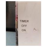 Christmas Backdrop Canvas Art Lights Up & Red Holiday Sign Set