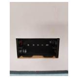 Christmas Backdrop Canvas Art Lights Up & Red Holiday Sign Set