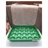 Sterilite Christmas Ornament Storage Container