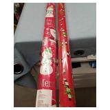 2 ROLLS OF CHRISTMAS WRAPPING PAPER