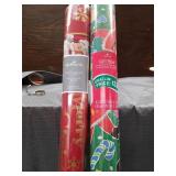 2 ROLLS OF CHRISTMAS WRAPPING PAPER