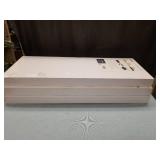 (3) Home Basics Long Rectangle Floating Wood Shelf  White 23.5 inches