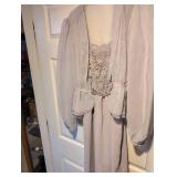 Mother of the Bride or Groom  Dress with sheer overlay Detail