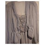 Mother of the Bride or Groom  Dress with sheer overlay Detail