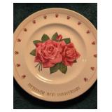 Avon Anniversary Collector Plates Set
