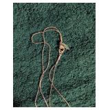 Coral and Blue Beaded Necklace