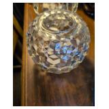 Cut Crystal Glass Votive Candle Holders