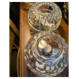 Cut Crystal Glass Votive Candle Holders