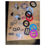 Mixed Jewelry and vintage tshirt tie Collection