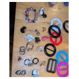 Mixed Jewelry and vintage tshirt tie Collection