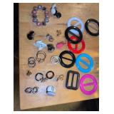 Mixed Jewelry and vintage tshirt tie Collection