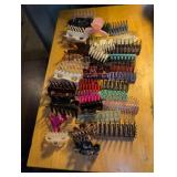 Colorful Hair Clip / brush Collection
