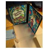 California Perfume Company Art Glass Panel with original box~ A Collector