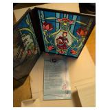 California Perfume Company Art Glass Panel with original box~ A Collector