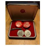 I Am Loved Button and Charm Collection Set
