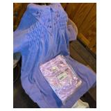 Anthony Richards Lilac Satin Brushed Gown and Robe