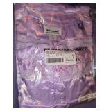 Anthony Richards Lilac Satin Brushed Gown and Robe