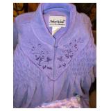 Anthony Richards Lilac Satin Brushed Gown and Robe