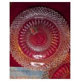 Fostoria American Glass Plates Set