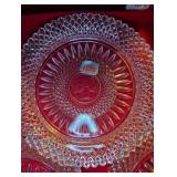 Fostoria American Glass Plates Set