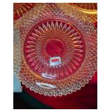 Fostoria American Glass Plates Set