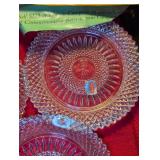Fostoria American Glass Plates Set