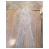 Cathedral Length Lace Trim Wedding Veil