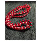 Handmade Holiday Bead Necklaces