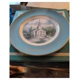 Avon Christmas Collector Plates 1974-1978 by Wedgwood
