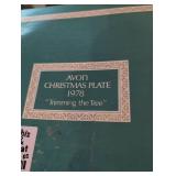 Avon Christmas Collector Plates 1974-1978 by Wedgwood