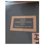 Avon Christmas Collector Plates 1974-1978 by Wedgwood