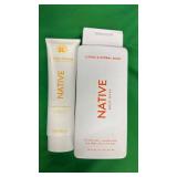 Native Sunscreen and Body Wash Set - Retail: $25