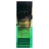 Liyalan Shimmer Body Oil, Gold, 3.38 Fl Oz, Pearl Highlighter Liquid5 Color, Face Glow, Illuminator, Body Makeup, Shine Glitter Gold, Taning - Retail: $8
