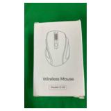 Wireless Mouse, D-09 Computer Mouse USB Cordless Mice for Laptop, Ergo Grips, Lightspeed 5-Level 2400 DPI, 16 Months Battery, Portable for PC Mac Chromebook (Black)