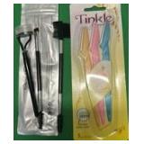 Professional Eyebrow Brush and Razor Bundle - Retail: $12
