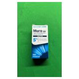 Muro 128 Solution, Temporary Relief of Corneal Edema, Eye Care, Sodium Chloride Hypertonicity Ophthalmic Solution 5%, 0.5 Fl. Oz - Retail: $24