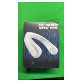 ChillGo Neck Fan - 4 Turbo Foldable Portable Fan - Personal Bladeless Fan 5200mAh with Strong Airflow, 4 Vent Air Conditioner, Wearable Cooling Fan for Travel Outdoor - Retail: $25