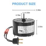 APPEARS NEW - Upgrade 3.3 Inch Diameter Vent Fan Motor Direct Replacement for Nutone/Broan 40933, 86933, 8693000, JA2B104N - Black