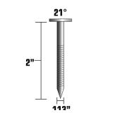 Metabo HPT Framing Nails | 2 In. x 0.113 | 21 Degree | Full Round Head | Hot Dipped Galvanized | Ring Shank | 1,000 Count | 20171SHPT