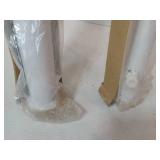 Van Roof Ladder Rack-A59,47- 77" Adjustable Roof Rack 500LBS Capacity Compatible with Chevy Dodge Ford GMC Express