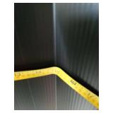 Dorm Divider, Privacy Room Divider- Black, Cardboard81 1/4 Tall x 60" Wide (6 3/4 FT x 5 Ft)