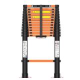 Telescoping Ladder,12.5 FT Extension Ladder, Heavy Duty 330lbs Max Capacity, Multi-Purpose Collapsible Ladder for RV or Outdoor Work