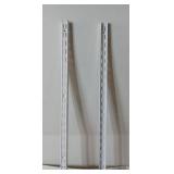 ClosetMaid 2800 ShelfTrack 63, White (Pack of 2)