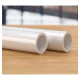 2.5 inch(outer diameter)White PVC Pipe - 61 inch Length (2 Pack)