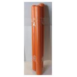 PostGuard Post Sleeve, 4-1/2 In Dia., 52 In H, Orange (3 Pack)